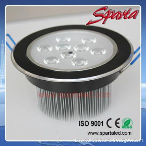 High power recessed led ceiling light  9*1w
